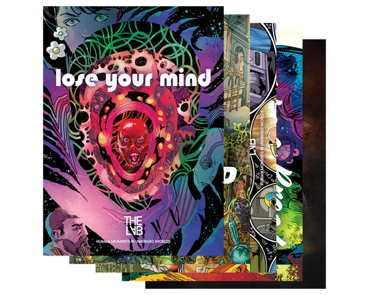 THE LAB PRESS Postcard Set of Five